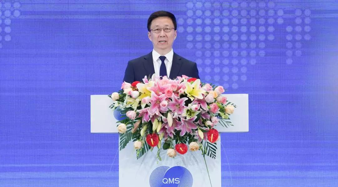 中共中央政治局常委、國(guó)務(wù)院副總理韓正發(fā)言